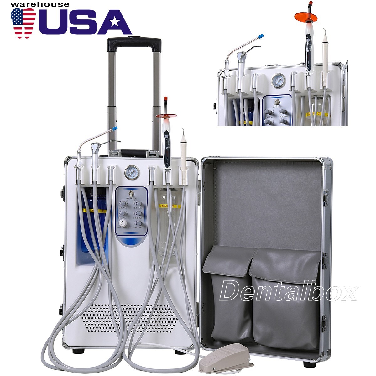BD-406 Dental Delivery Unit Air Compressor & Scaler Light Set 4Hole