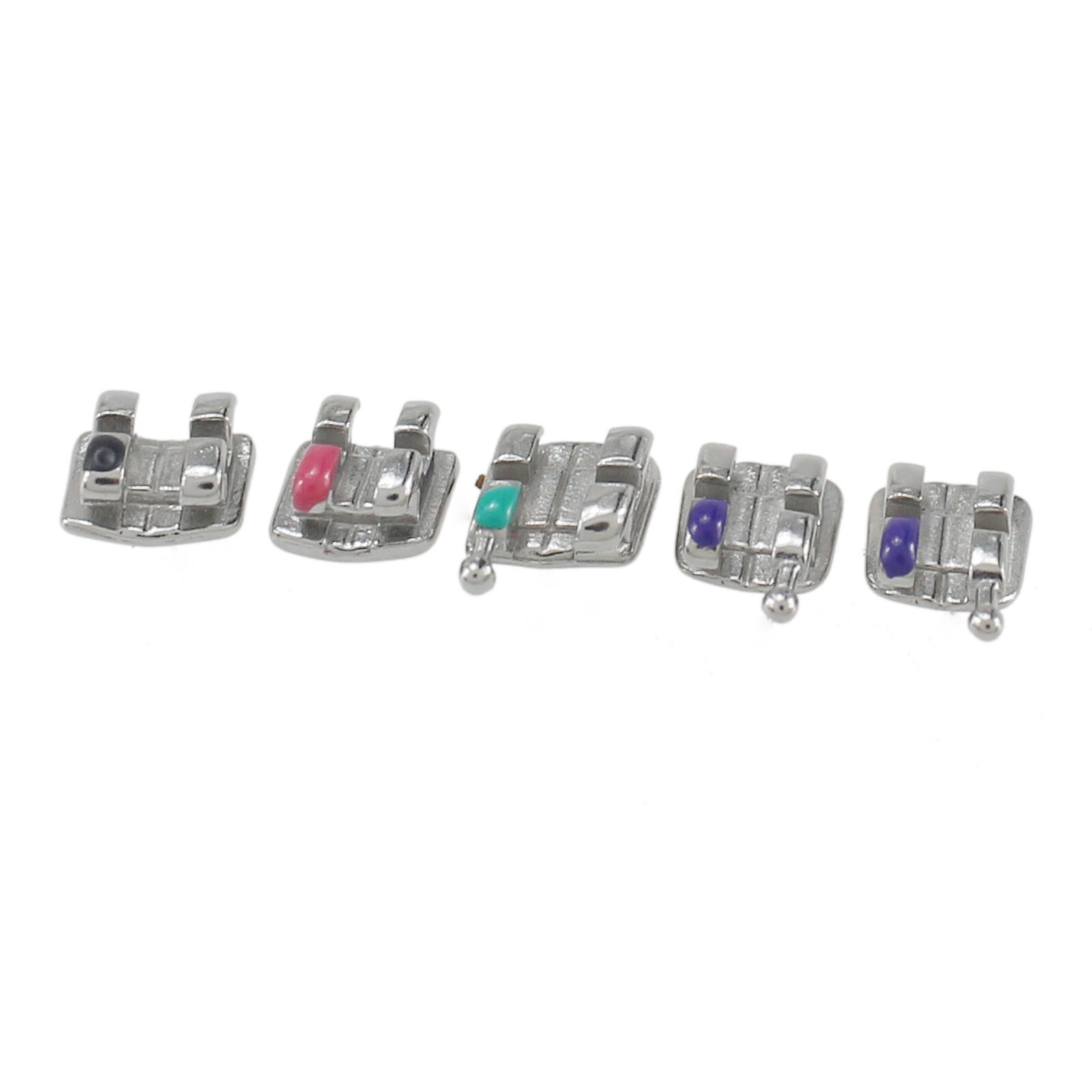 Dental Orthodontic Braces Brackets Mini Roth MBT 018 345 Hooks Metal MIM