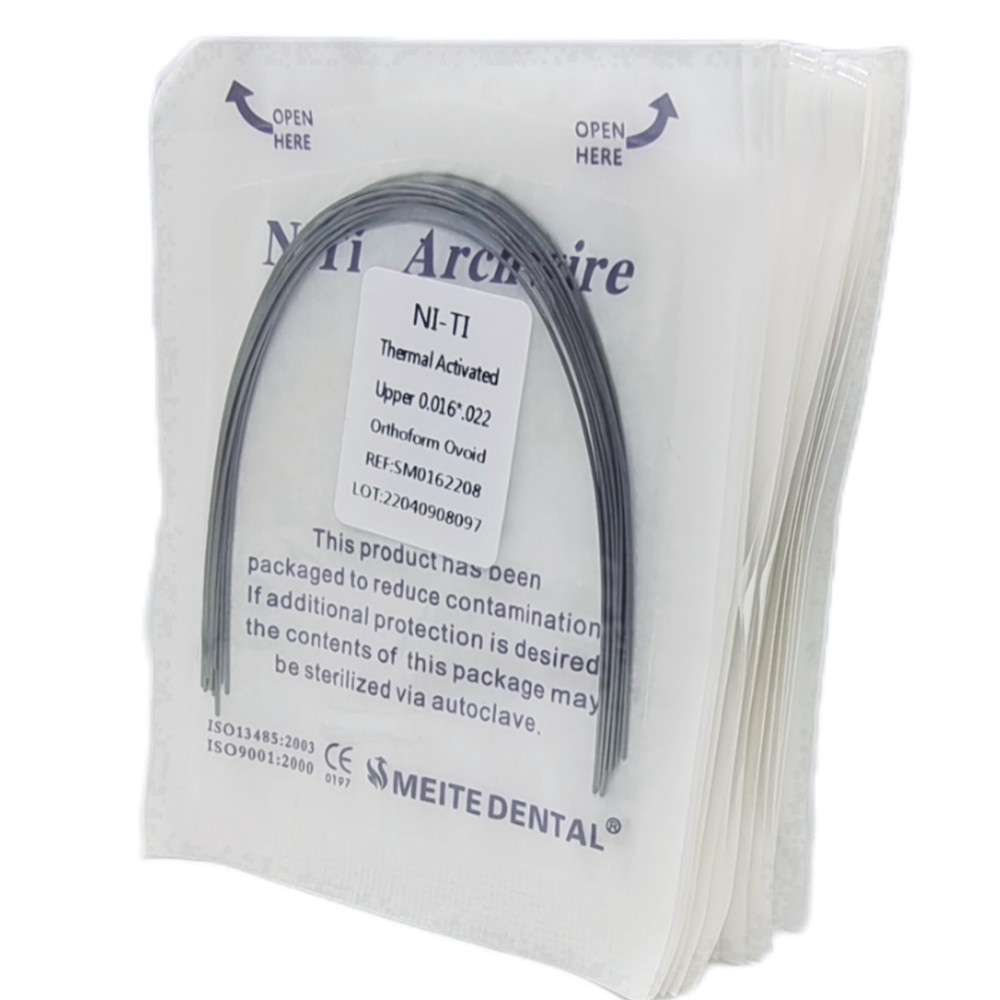 Alambre de Arco Rectangular Niti Activado Térmicamente para Ortodoncia Dental To