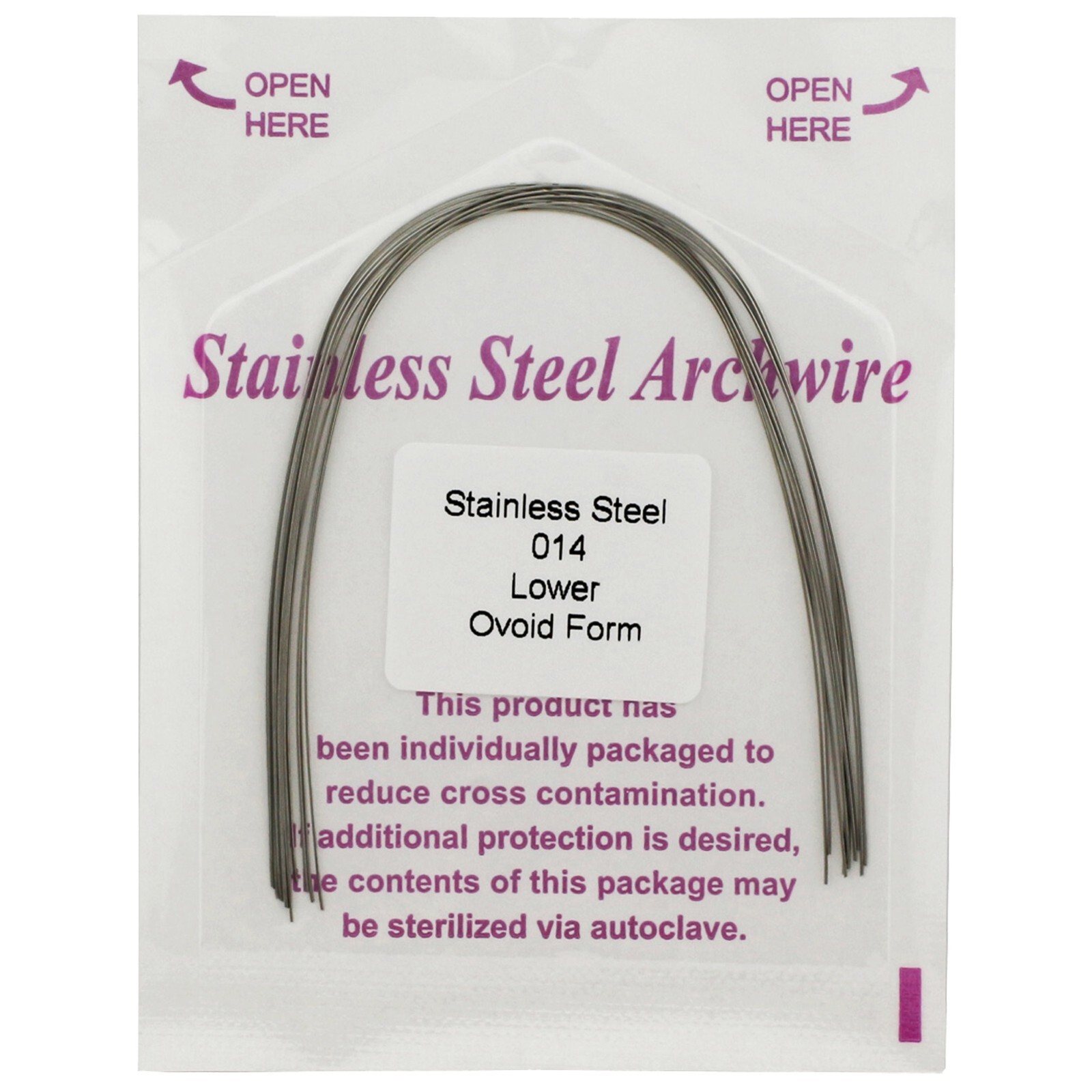 arcos de ortodoncia Orthodontic Arch Wire NiTi Stainless Steel Acero Inoxidable