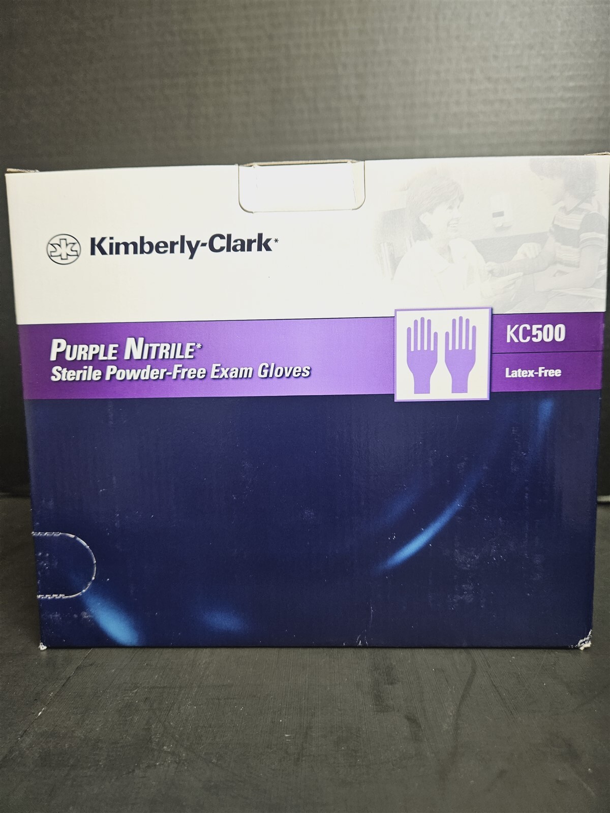Kimberly Clark Nitrile Exam Gloves Small Powder Free 3 Boxes of 50 Gloves Each