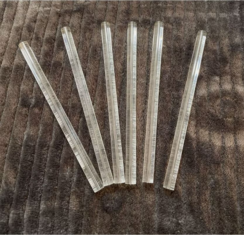 Bio-Rad Protean ii xi Electrophoresis Cell Glass Rods 6-Pack