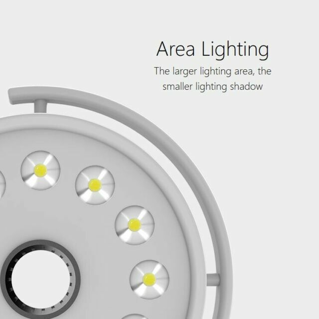800mm Ceiling-Mounted 36W LED Surgical Exam Light Shadowless Surgical Lamp FDA
