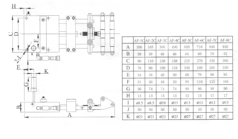 AF-4C AF-3C 2C Industrial Pneumatic Feeding Machine Automatic Air Feeder Machine