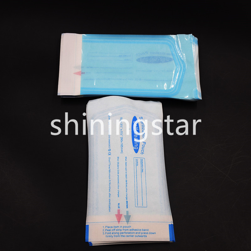 Dental 200 Pcs STERILIZATION POUCHES BAGS Self-Sealing 3 1/2″ X 5 1/4″ 90*165mm