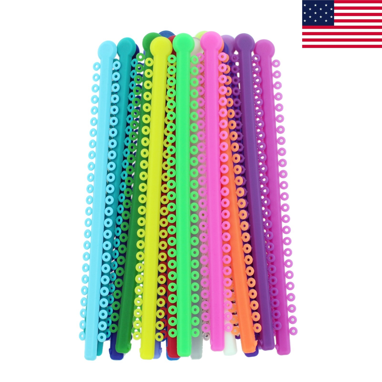 1000pc Orthodontic Ligature Ties Elastic Ligas Ortodoncia Rubber Bands Brackets