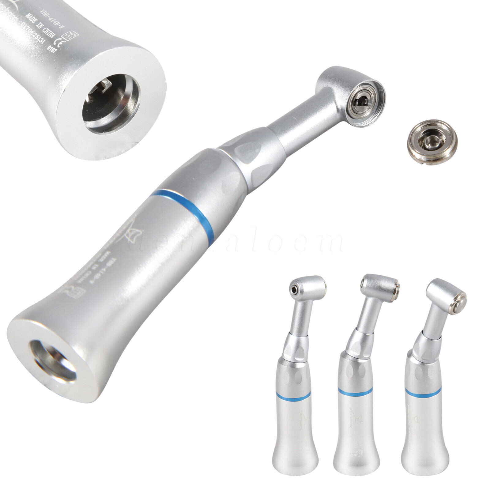 NSK Style Dental Slow Low Speed Contra Angle Handpiece Push Button Attach E-Type