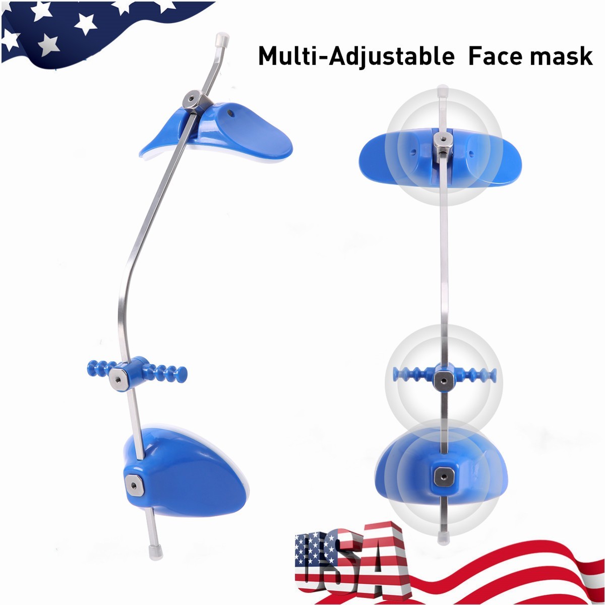 Dental Orthodontic forward pull Headgear facemask with Single Lever Adjustable