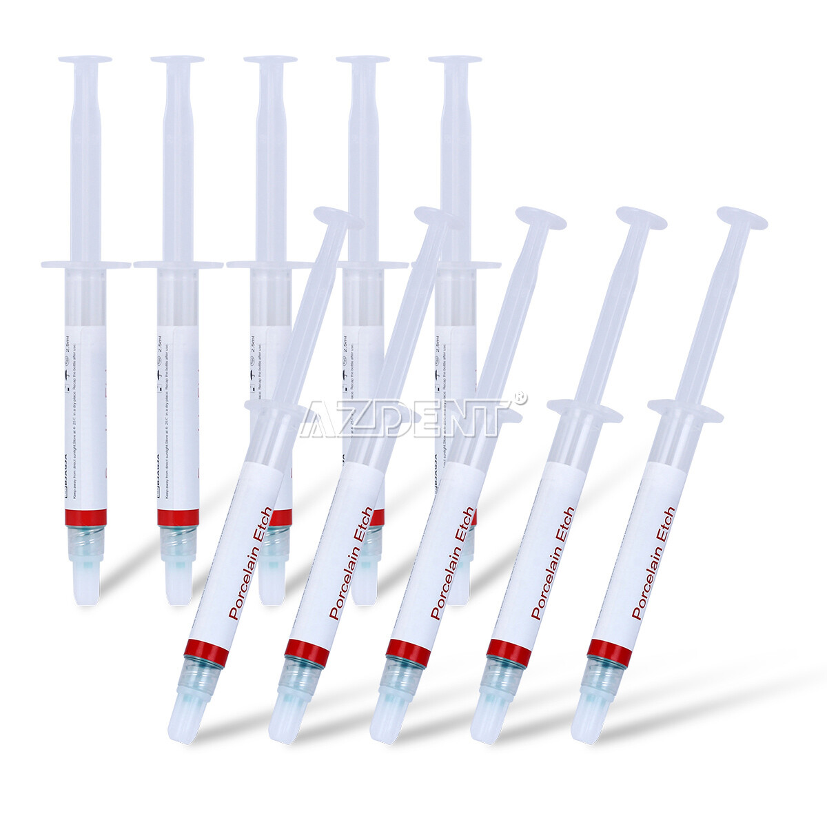 Gel de grabado de porcelana dental grabador de ácido fluorhídrico HF al 9.5%