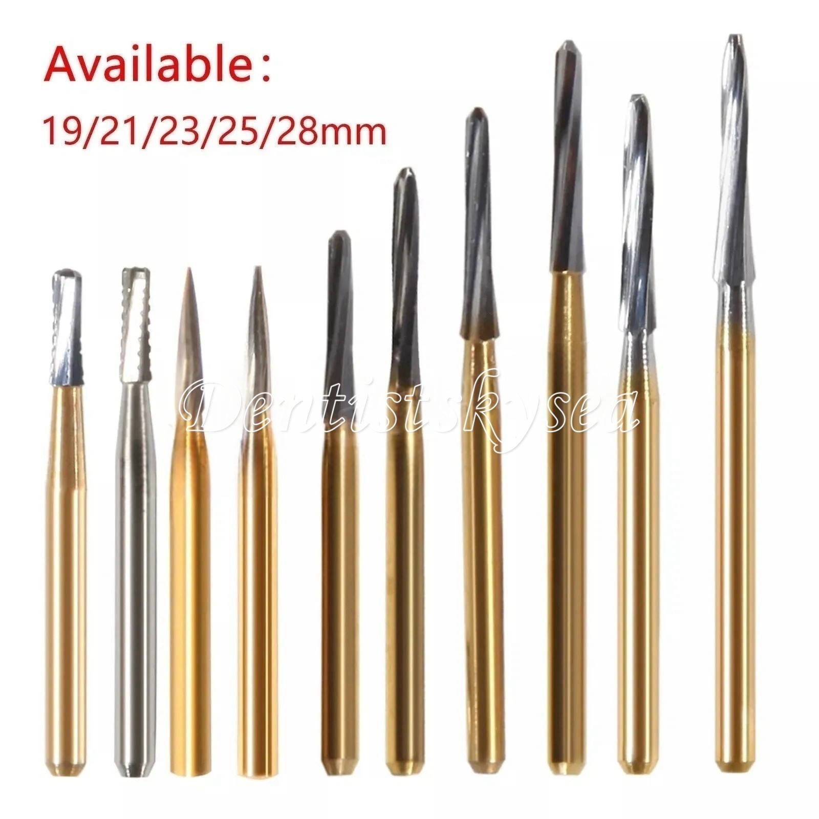 Carbide Burs FG High Speed Bur 556 557 557L 558 330 7901 7902 7404 7408 Dental