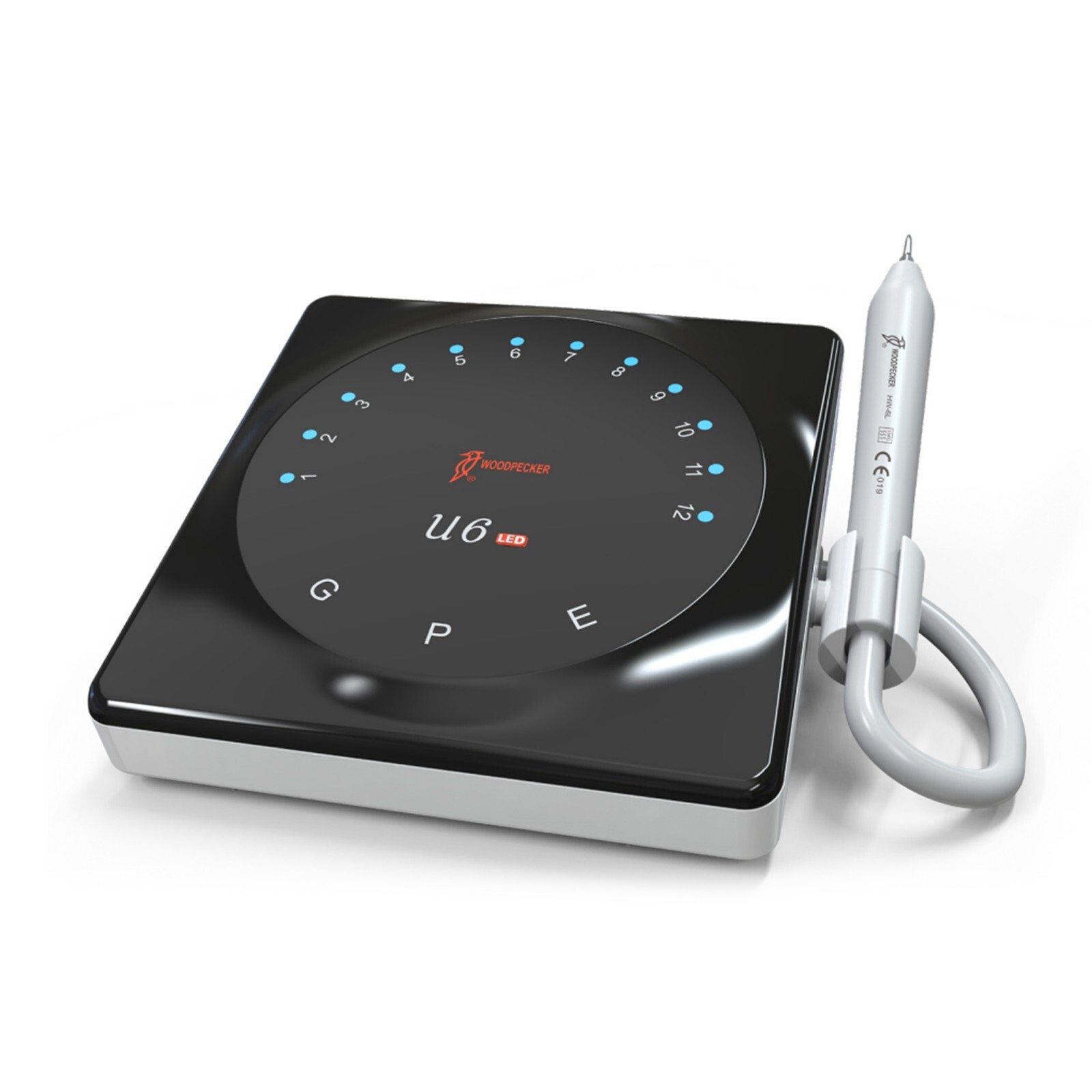 Original Woodpecker Dental U6 LED HW-6L Handpiece Ultrasonic Piezo Scaler Touch