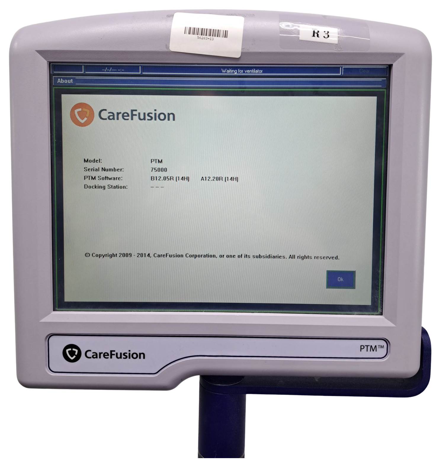 CAREFUSION / VYAIRE PTM DISPLAY