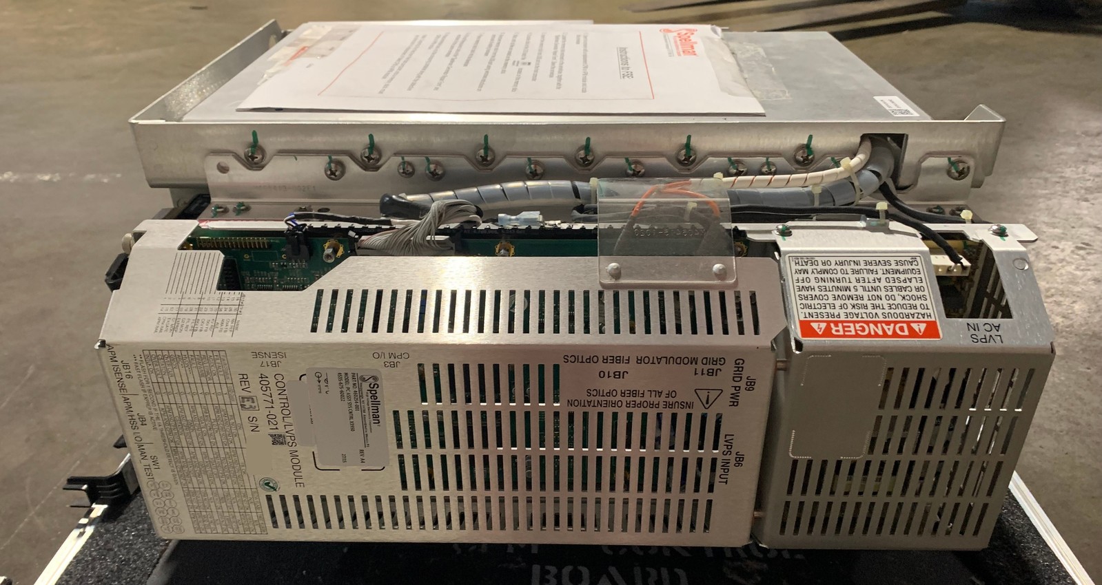 Spellman 405794-021LF Cathode Power Module X3950 w/ 460254-001 PC ASSY SYS CNTRL