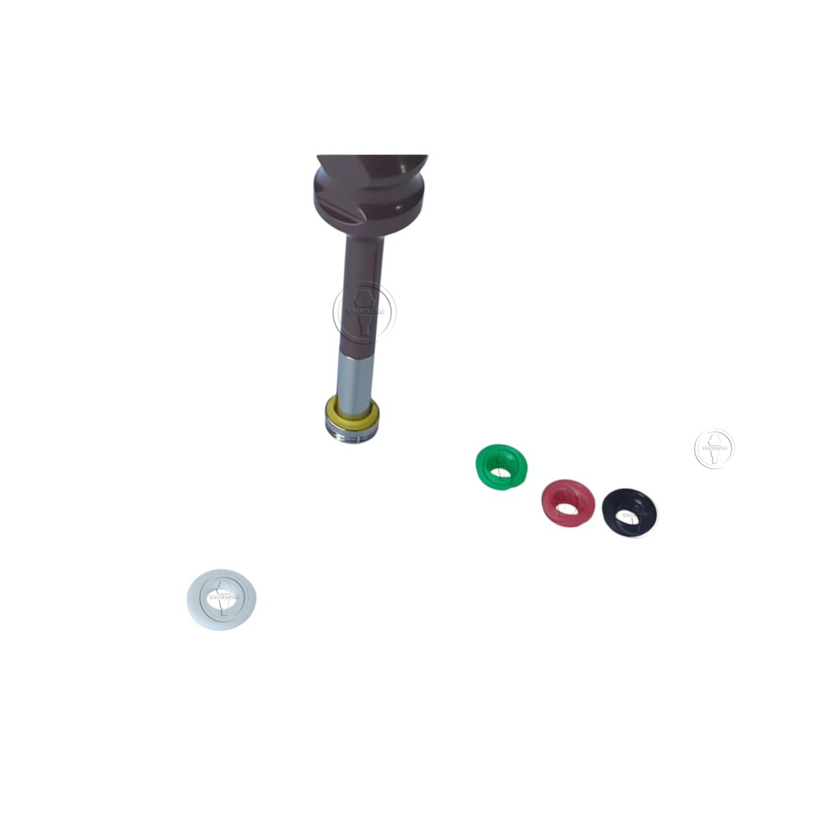 Male caps Retention caps for Novaloc Tools for Novaloc