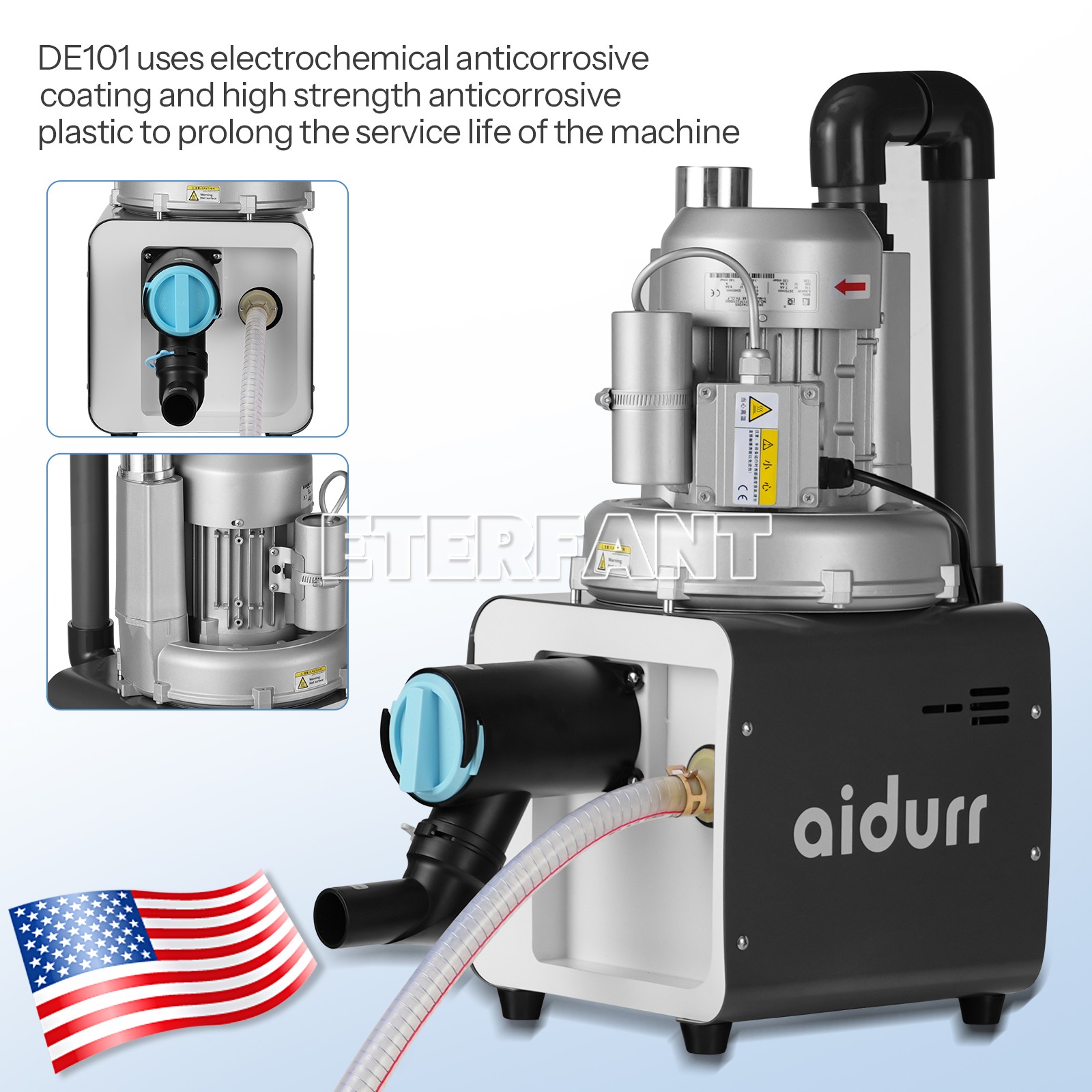 Mobile Cart Dental Delivery Unit System/Electric Suction Machine Vacuum System