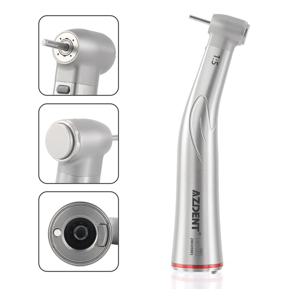 Dental Electric Handpiece 1:5 1:4.2 Contra Angle 45 Degree Surgical Fiber Optic