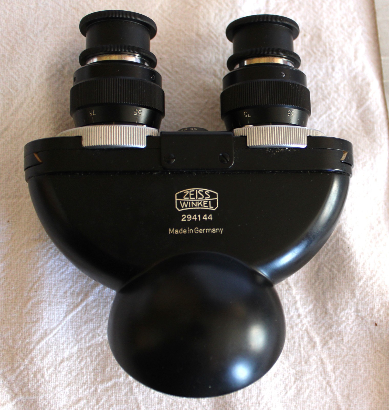 1930’s ZEISS INCLINED BINOCULAR TUBE 294144 + UNKNOWN ZEISS ATTACHMENT