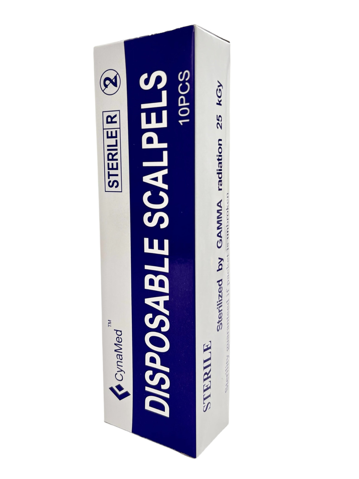 10 DISPOSABLE STERILE SURGICAL SCALPELS #11 WITH PLASTIC HANDLE SURGICAL dental