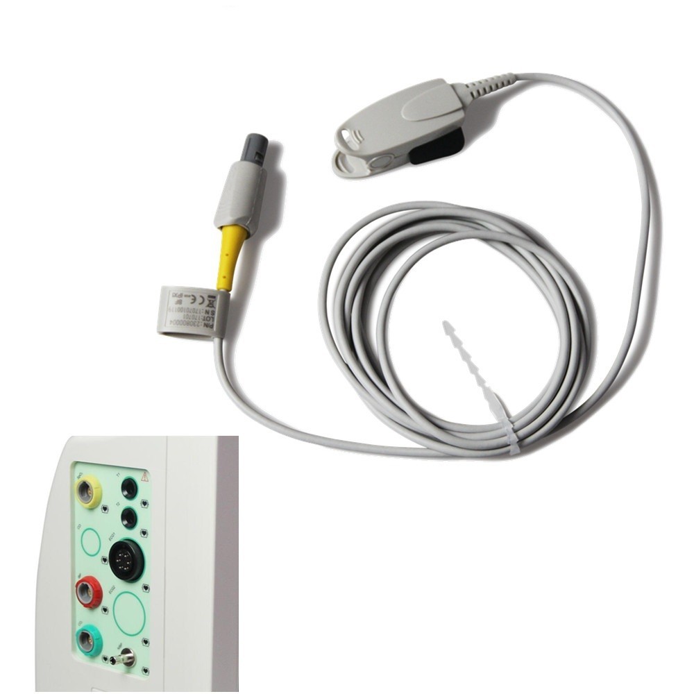 5-pin Adult SpO2 Probe Finger Blood Oxygen Sensor for Medical Patient Monitor