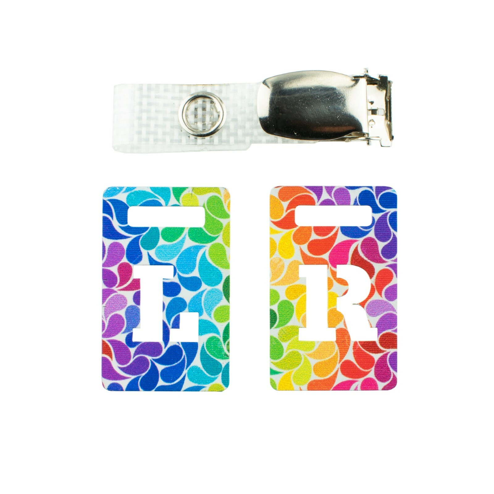 X-ray Markers with Carry-on Strap 6 PATTERNS Radiopaque L and R