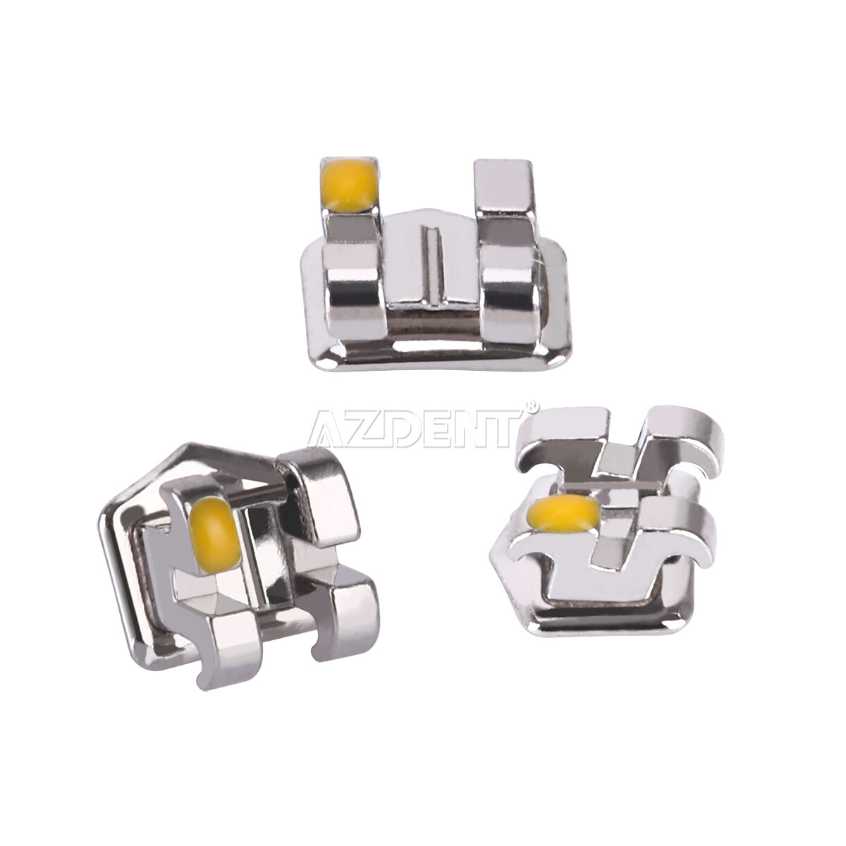 AZDENT Dental Orthodontic Brackets Braces Standard Roth .022 Hooks 3-4-5 FDA