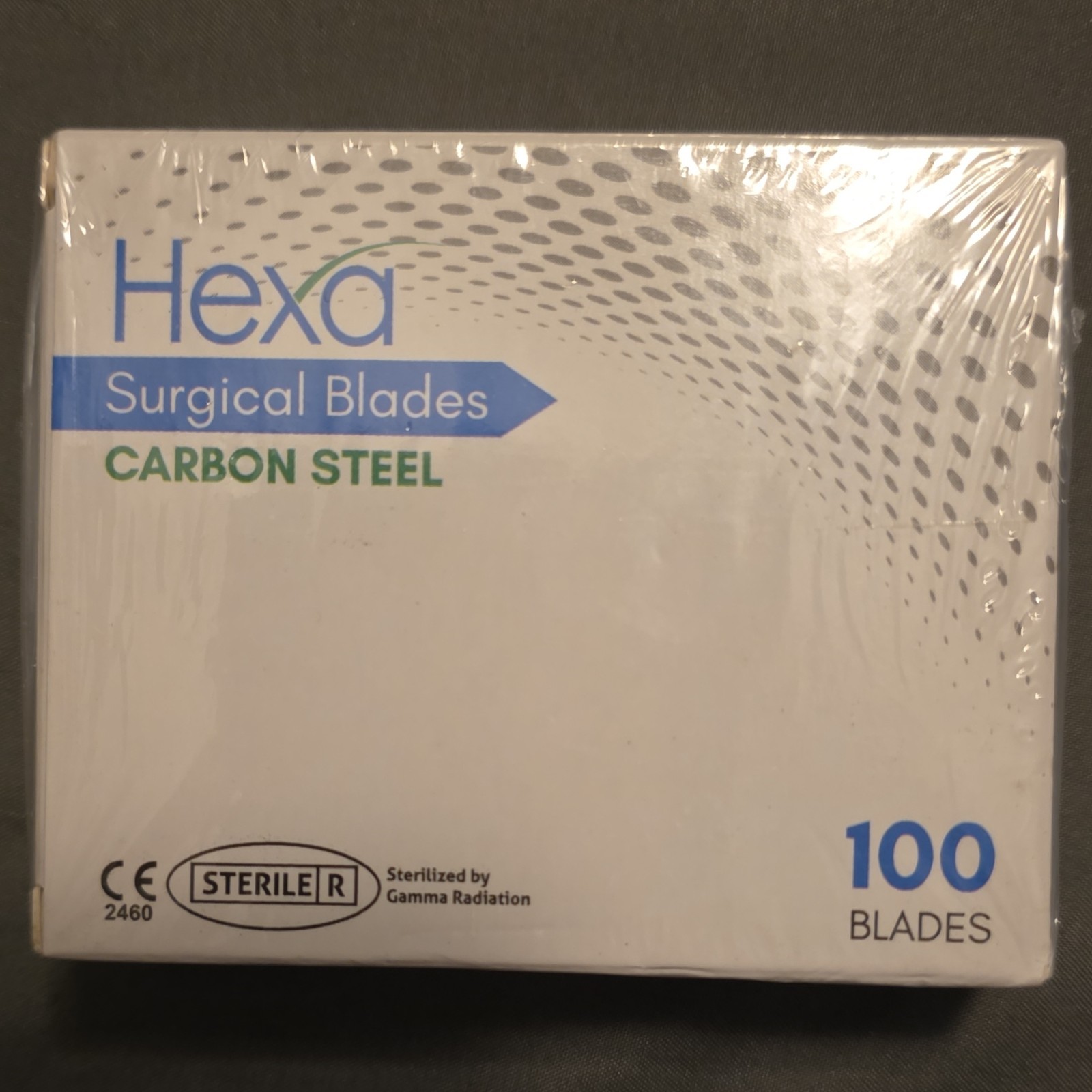 Hexa PCS15 Surgical Blades Carbon Steel Size 15 Box of 100 General Surgery