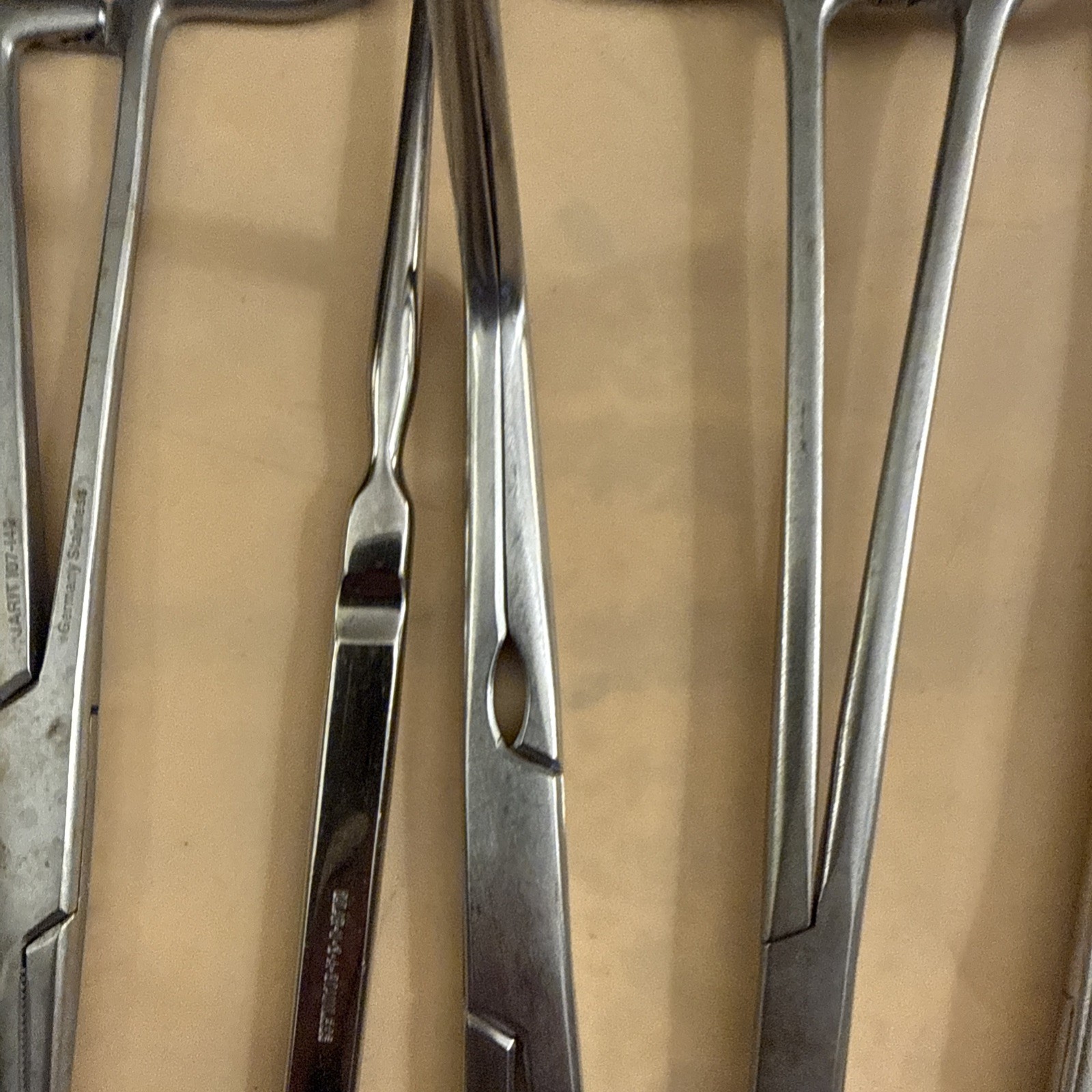 40 Surgical Needle Holder Forceps Various Stainless Curved Straight German