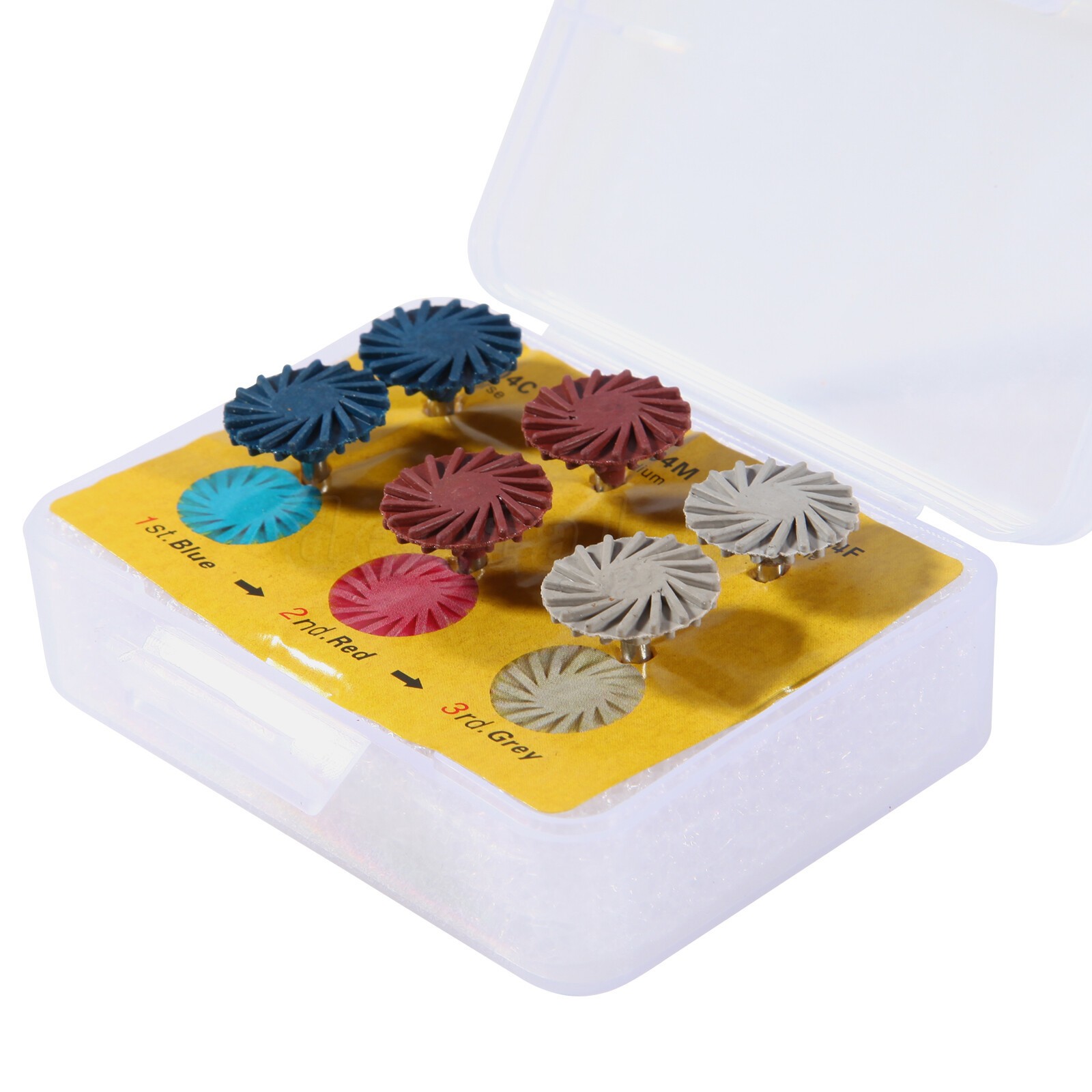 1-5Boxes Dental Polish Kit Composite Resin Polishing Disc Spiral Polish Wheel po