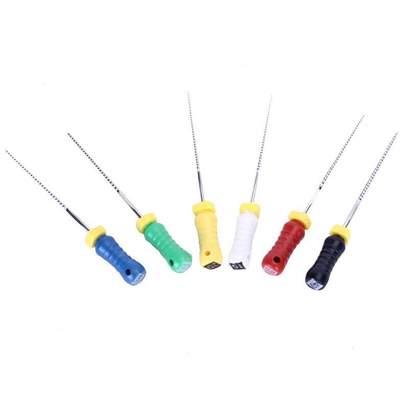 Dental Endo Root Canal Files Hand Use K-Files Stainless Steel 21mm/25mm/31mm