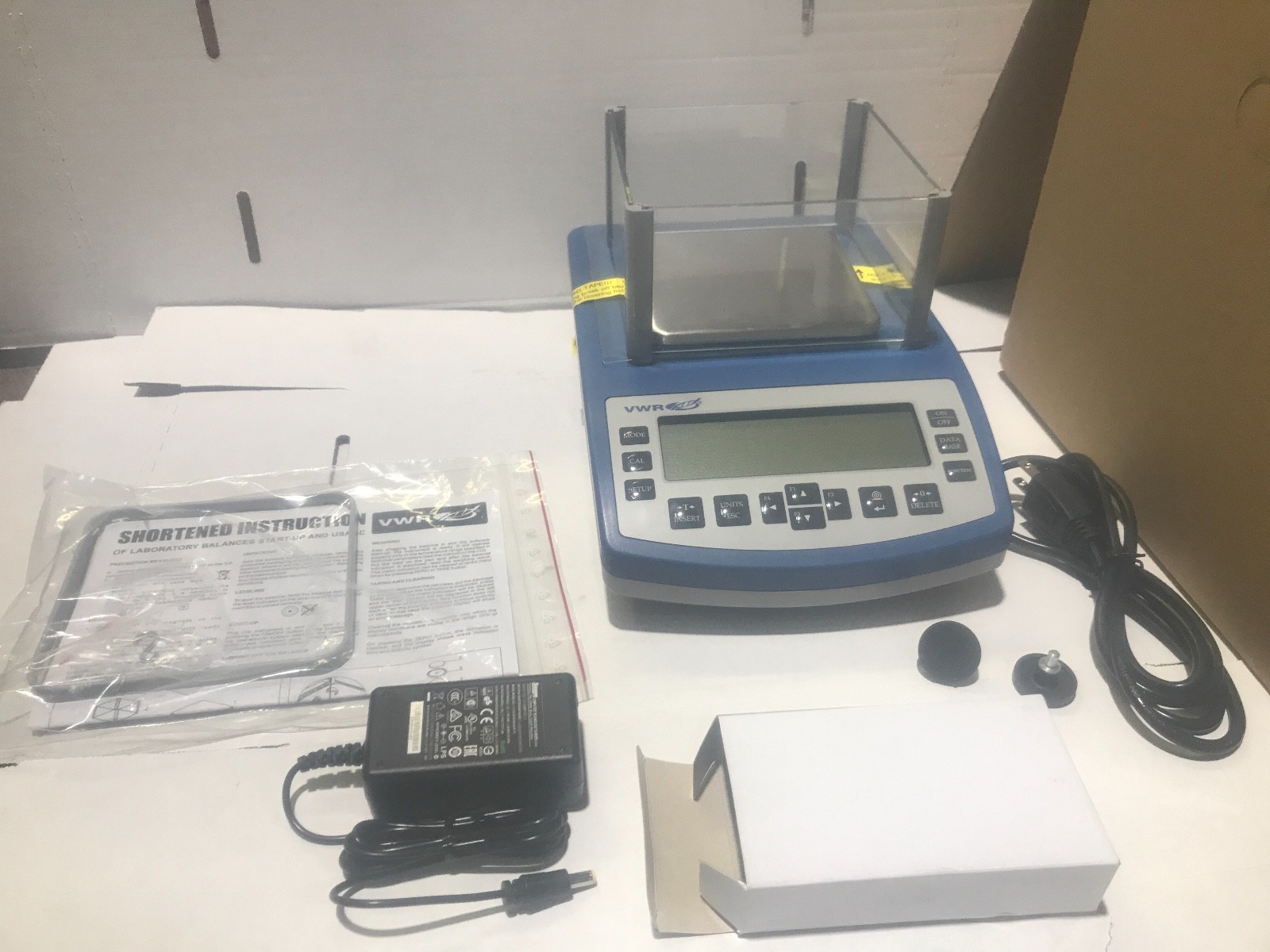 “NEW” VWR-363AC Analytical Balance 360g X 0.02mg (each) 110-240V AC 50-60HZ 15DC