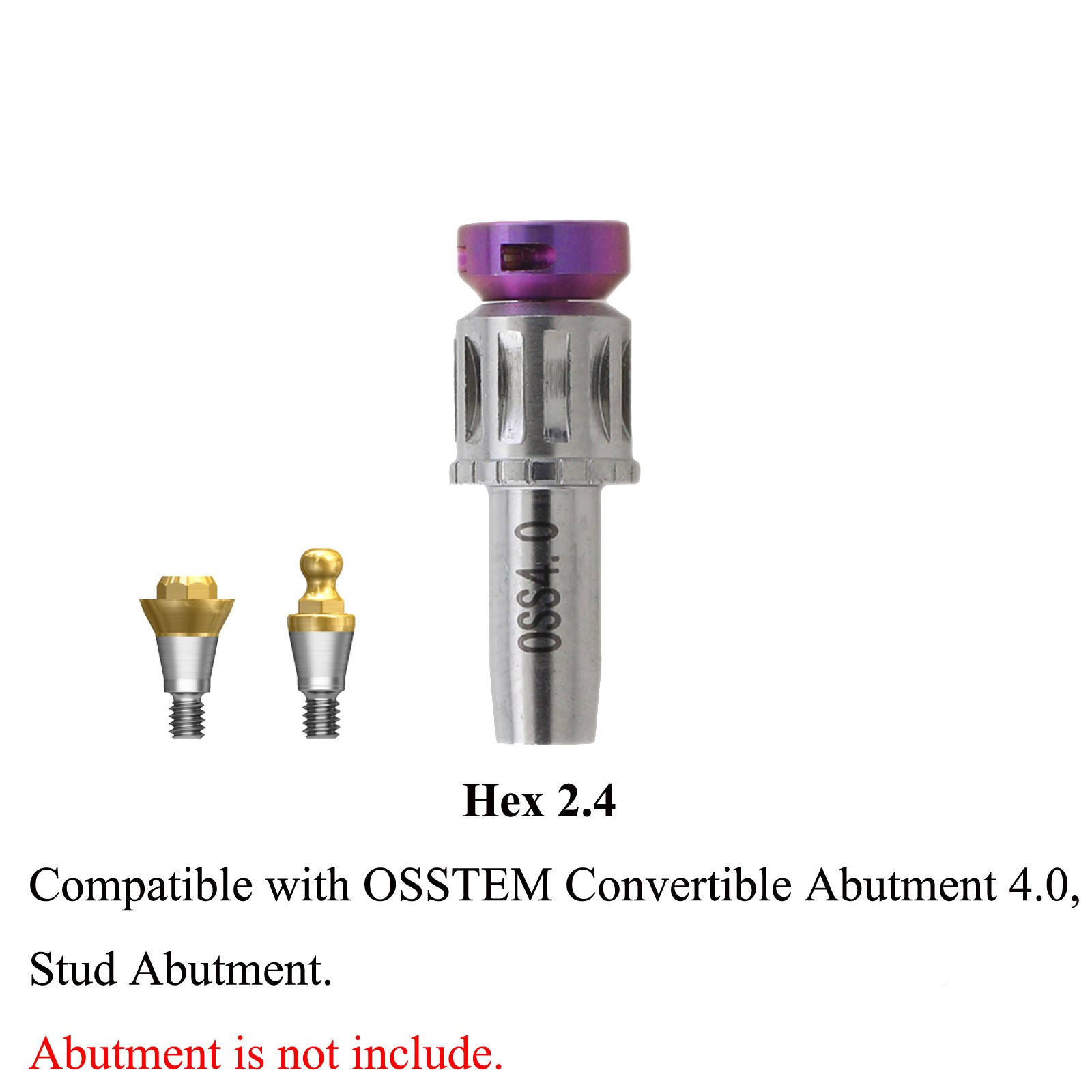 Universal Implant Abutment Driver For Locator Stud Mini Ball Convertible OSSTEM