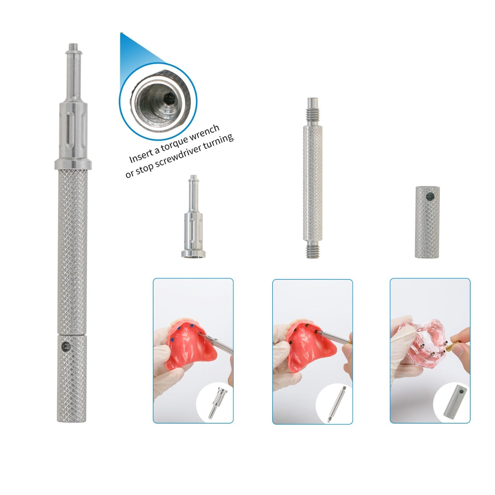 Locator Abutment for Hiossen ET DIO UF/Snucone Regular Overdenture Retention Cap