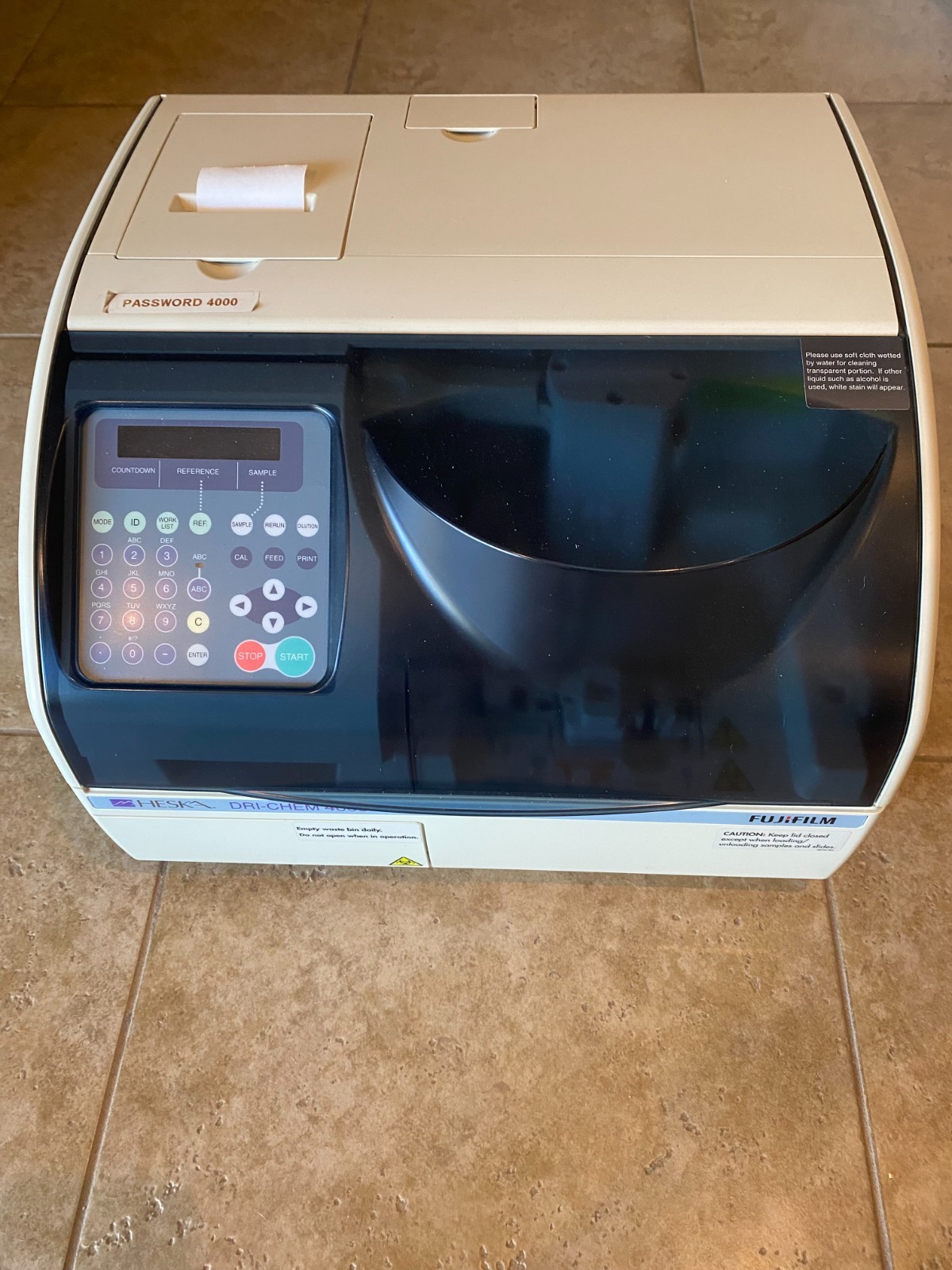 Heska Dri Chem 4000 – very solid machine with reliable dry slide technology