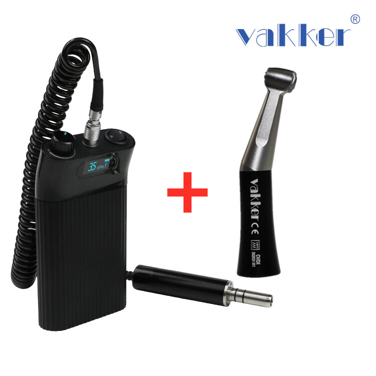 Dental Lab Portable Electric Brushless MicroMotor Polishing Unit + 1:1 Handpiece