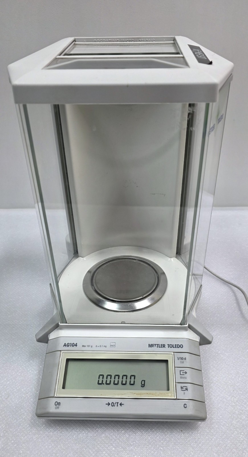 Mettler Toledo AG104 Analytical Balance Max 101 g x 0.1 mg – PARTS ONLY