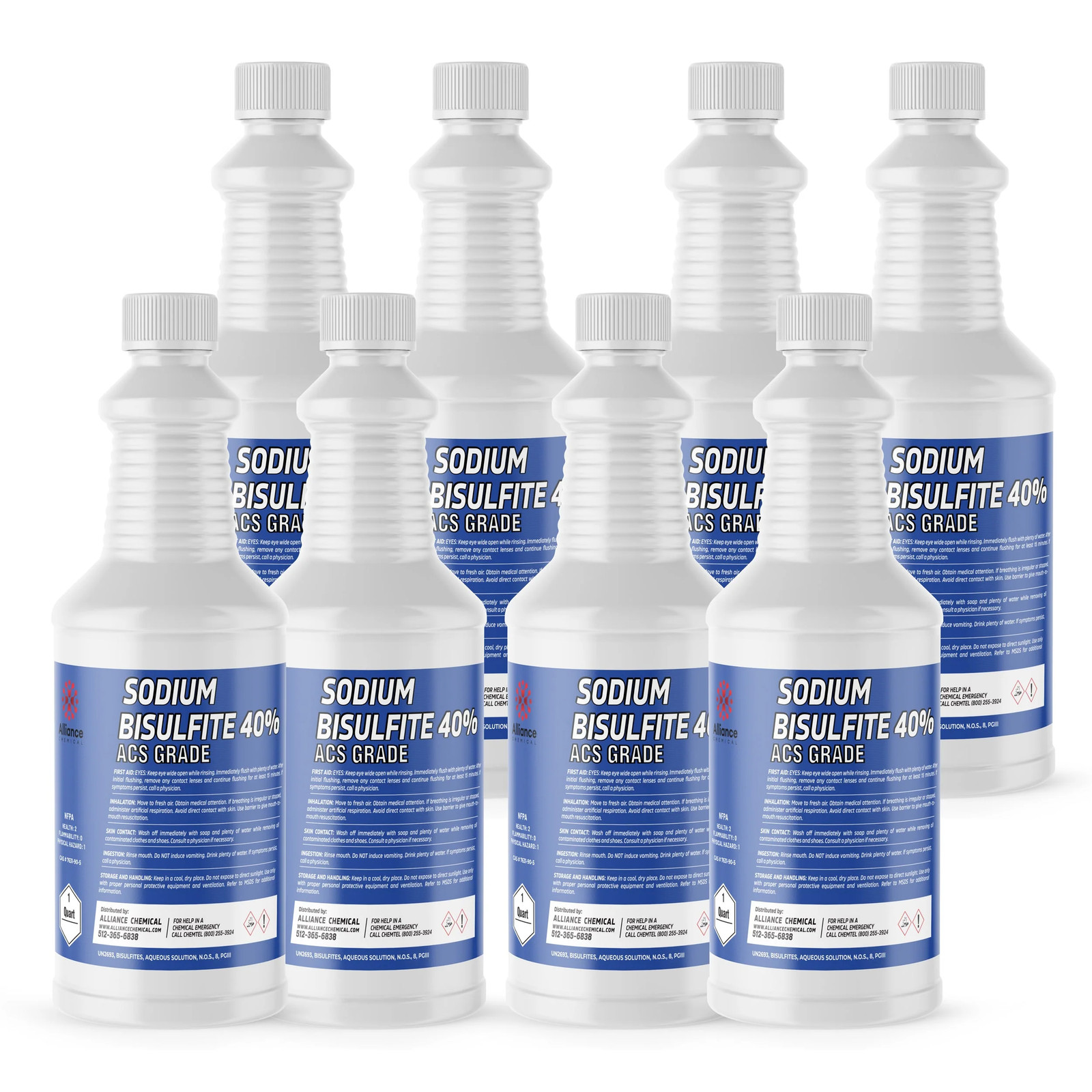 Sodium Bisulfite 40% ACS Grade – 8 Quarts