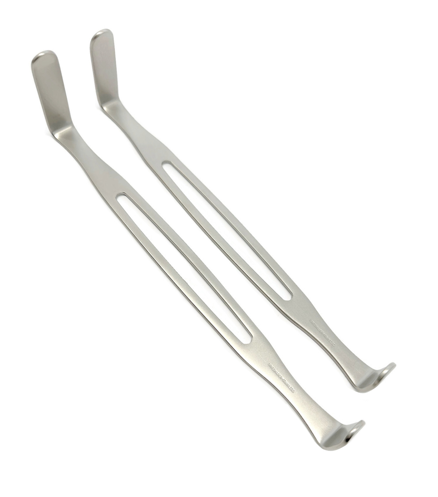 Grieshaber U.S. Parker-Langenbeck Surgical Army Retractors, Satin (One Pair)