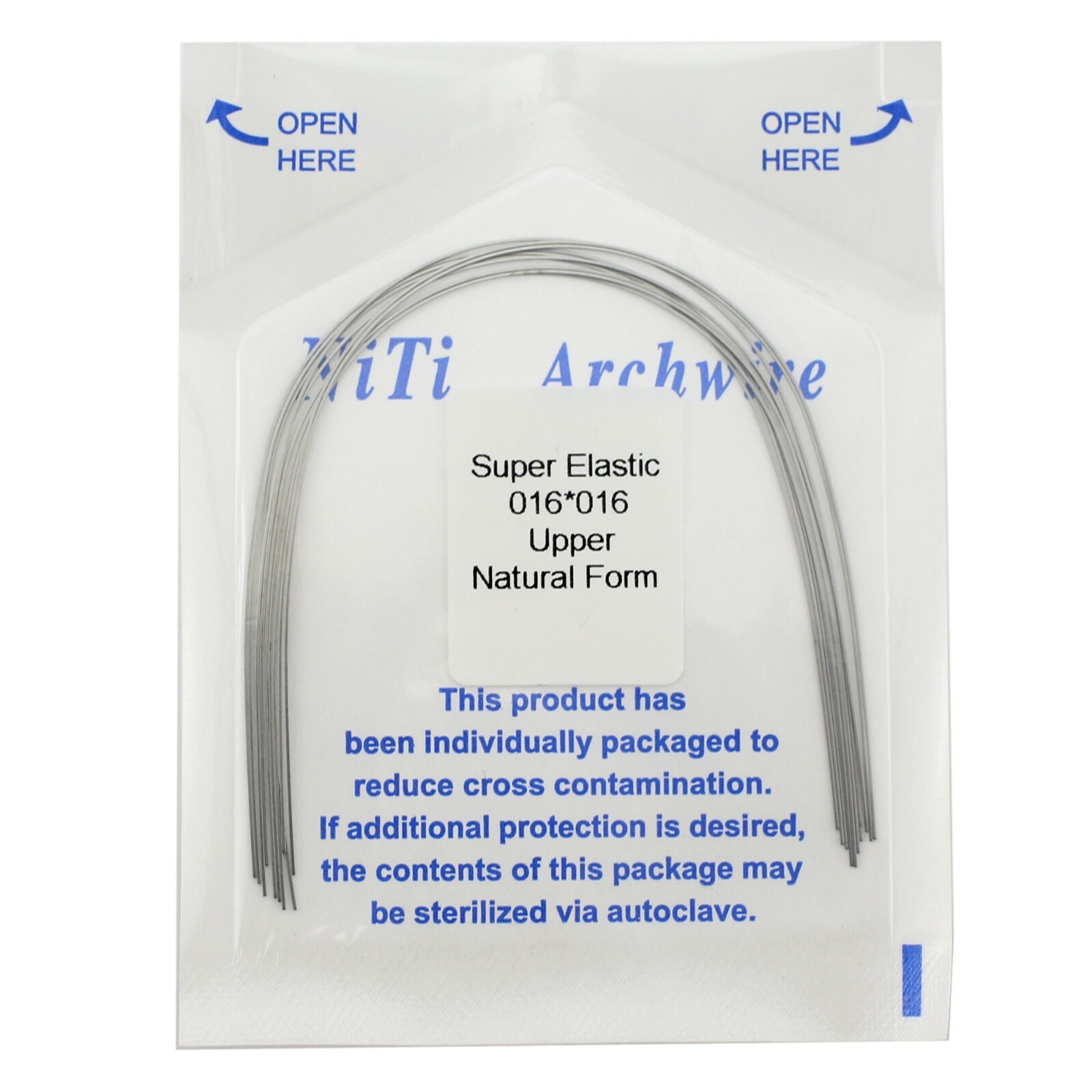 Dental Orthodontic Arch Wires Niti Super Elastic Natural Nature Form Rectangular