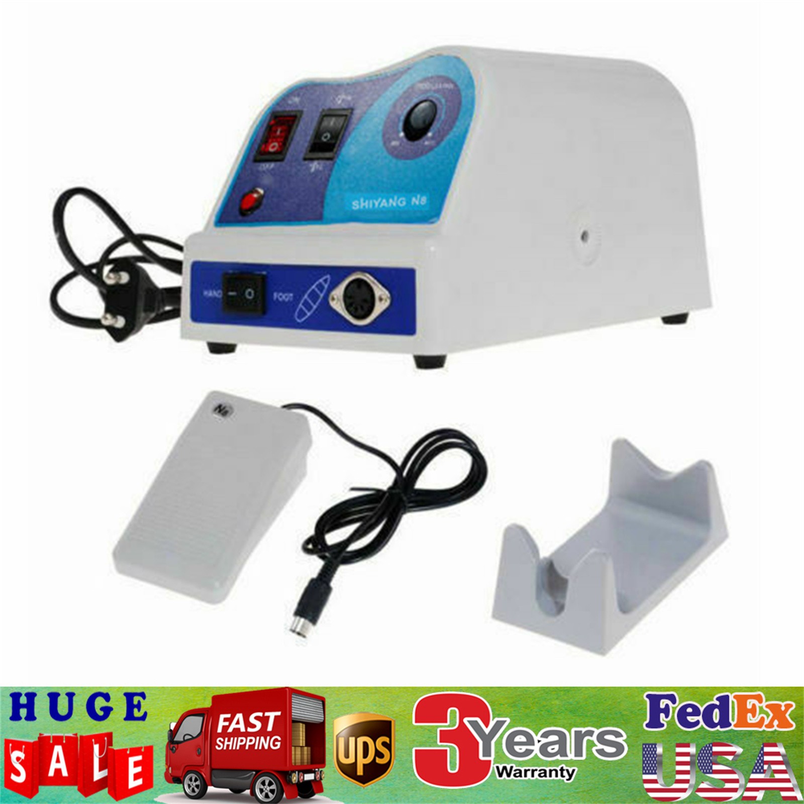 Dental Lab Electric Micromotor Micro motor Polisher Polishing N8 45KRPM