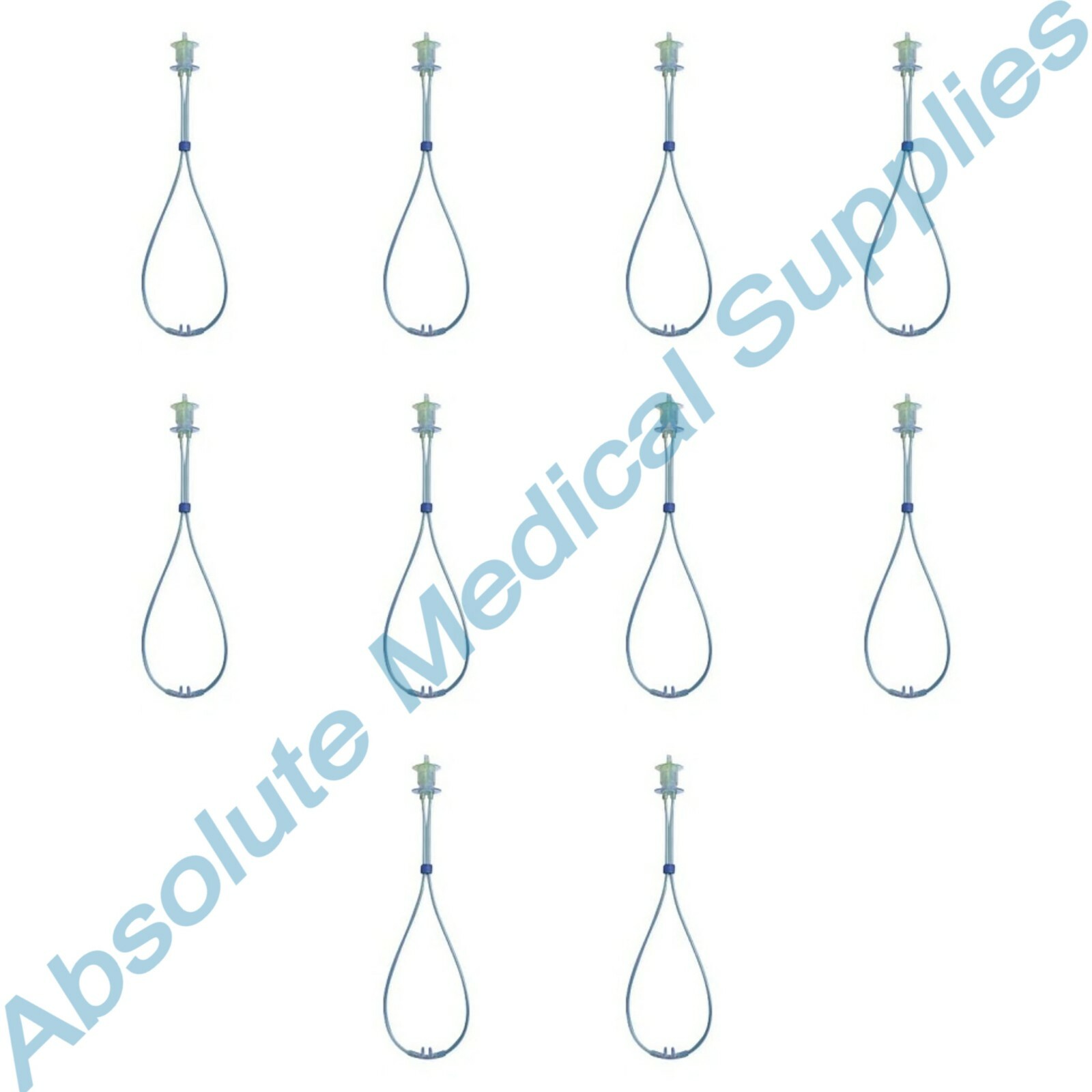 *10-Packs* NeoTech RAM Cannula Nasal Oxygen Cannula Blue N4902