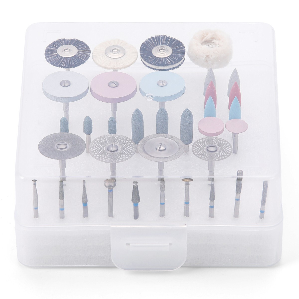 35pcs AZDENT Dental Lab Polishing Kit HP Shank For Ceramics Porcelain