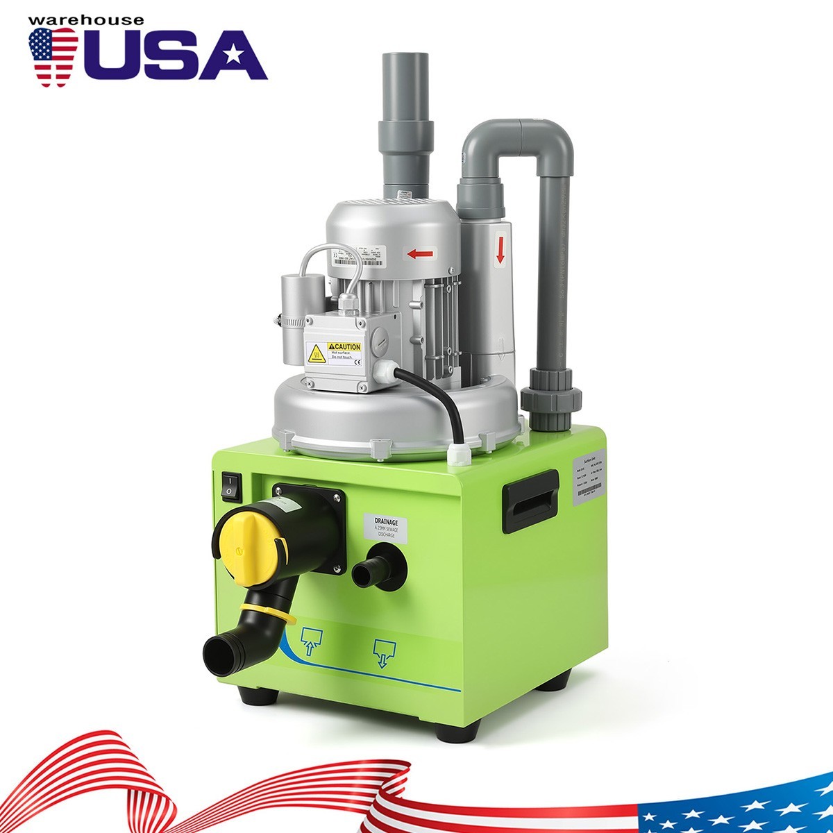 Dental Unit Chair Computer Controlled DC Motor PU/Air Compressor/Suction machine