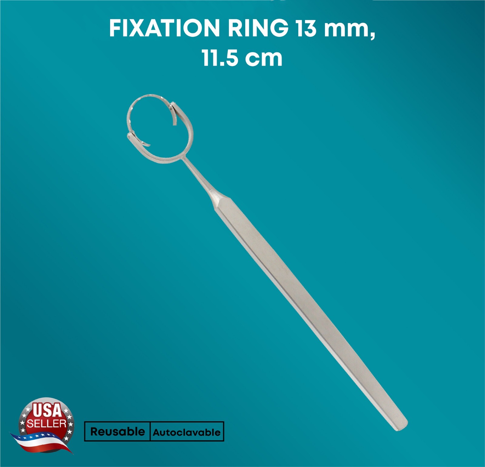 Fine Thornton Fixation Ring 13mm 8 Point Premium Ophthalmic Surgical Instruments