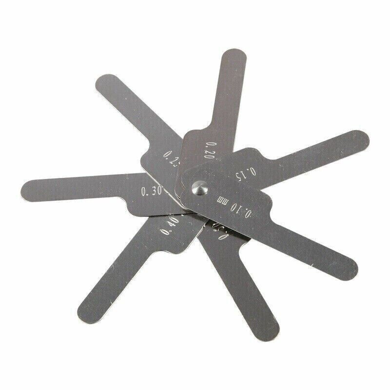 Dental Orthodontic Interproximal Reduction IPR Measure Gauge Ruler 0.10-0.50mm