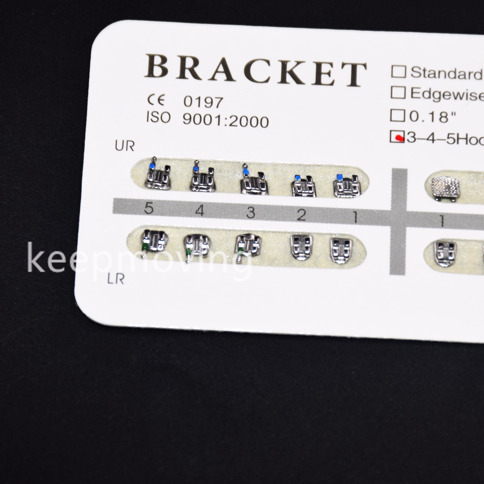 20 Pcs/Set Dental Bracket Braces Mini/Standard Roth/Edgewise/MBT 018/022 Hooks