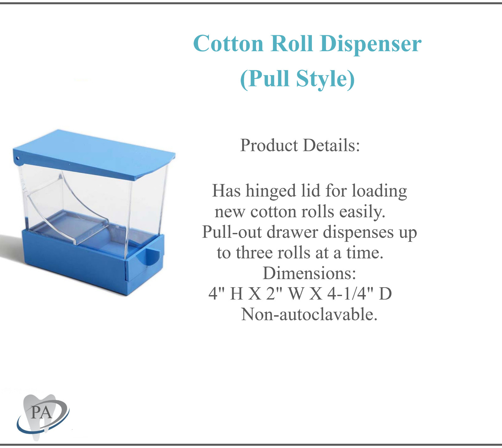Dental Dispensers For Cotton Roll Microbrushes Dispenser Gauze Sponge Dispenser