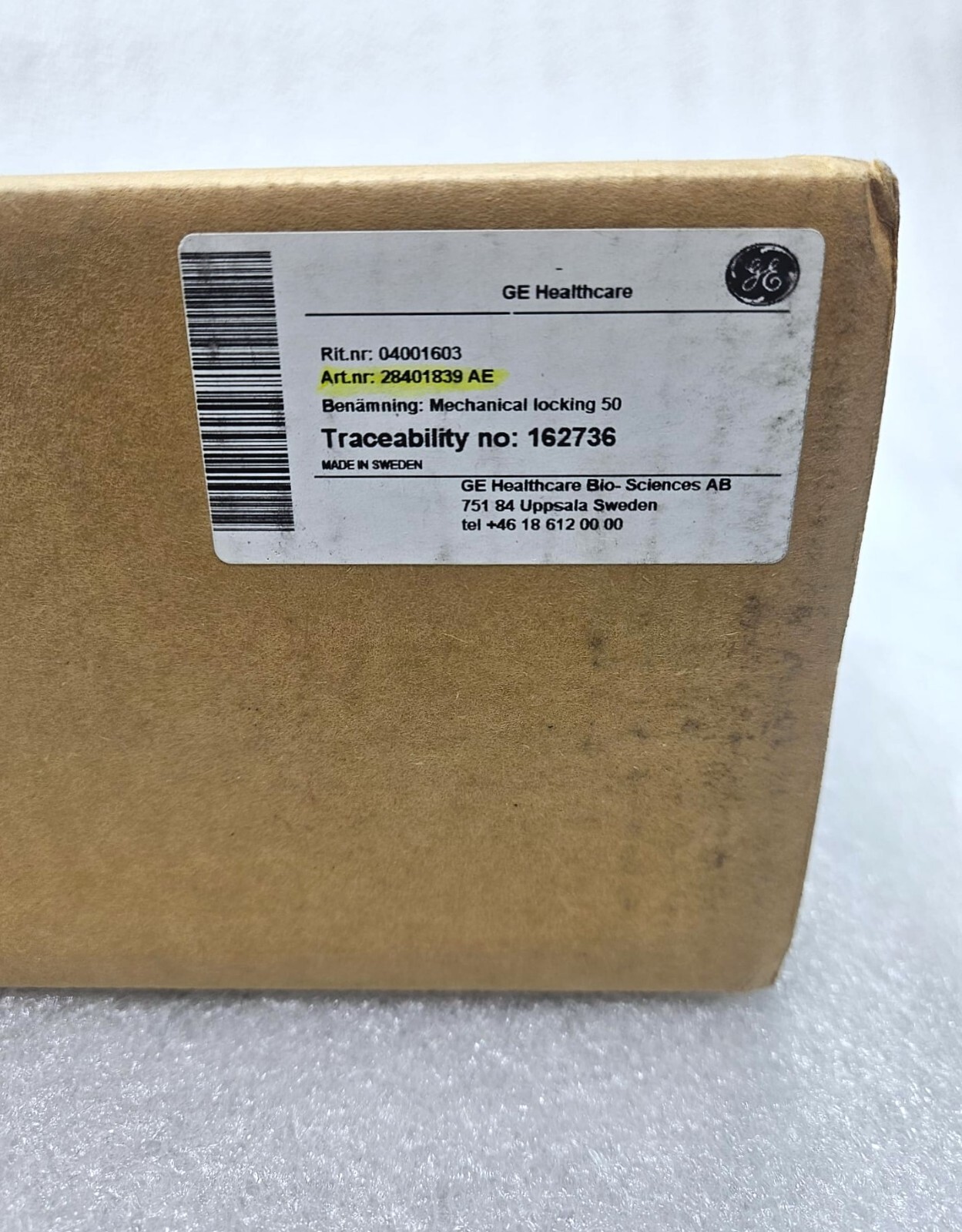Cytiva 28401839 Mechanical Locking for AxiChrom 50 Chromatography Column