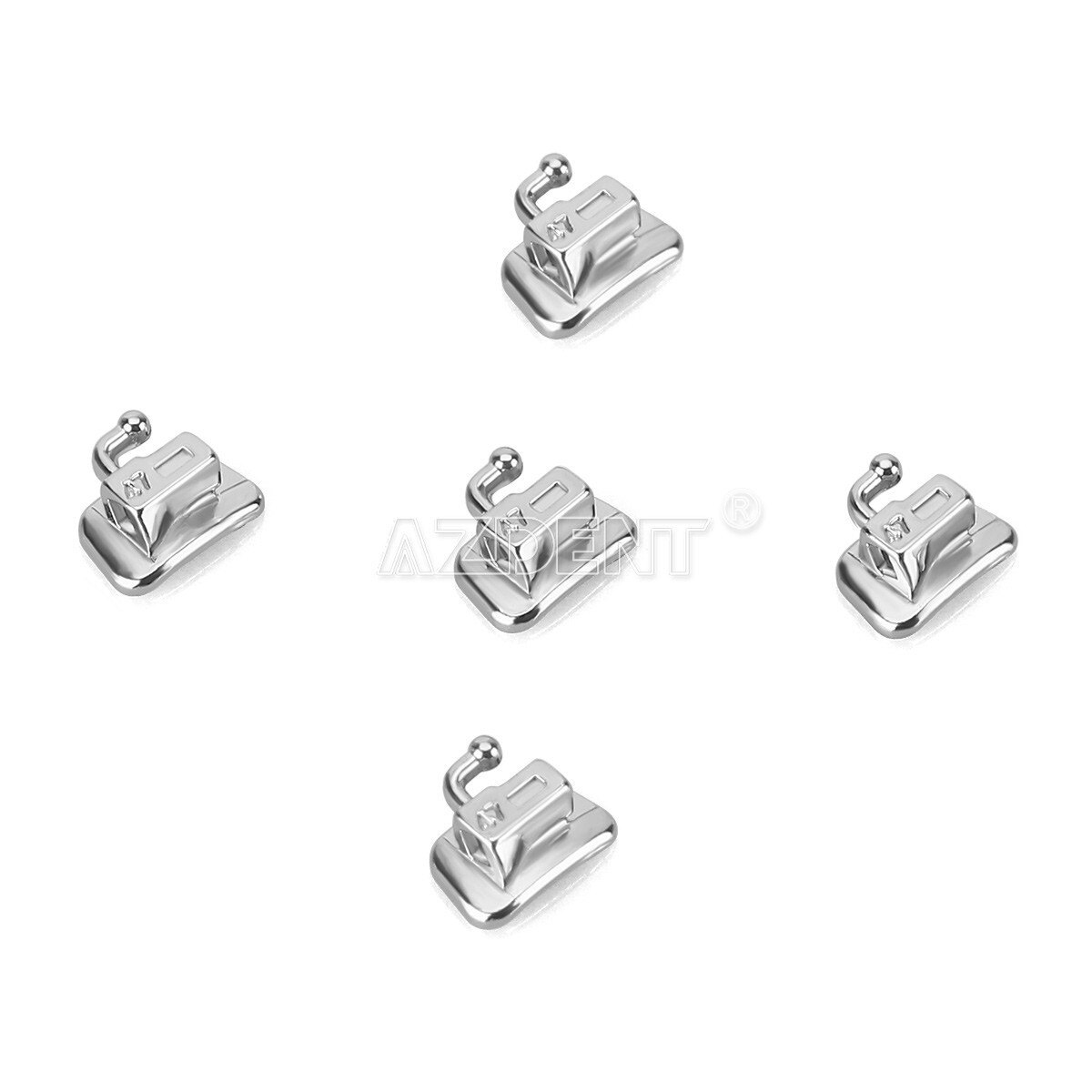 50Set AZDENT Dental ortodoncia tubo bucal unible monobloque no Conv MBT/Roth 022