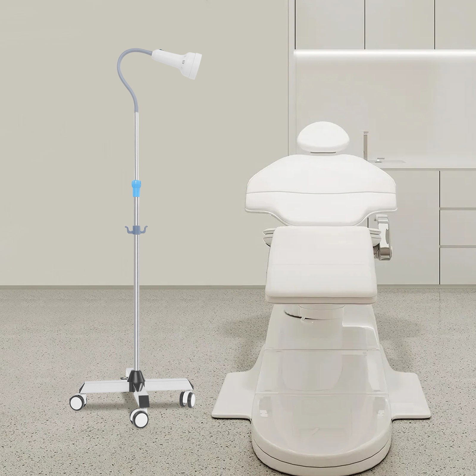 LED Examination Light Adjustable Height Medical Exam Lamp 110V-220V
