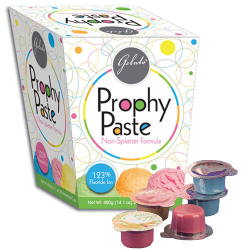 Keystone 24-11677 Gelato Prophy Paste Cups Coarse Grit Orange 1.23% APF 200/Pk